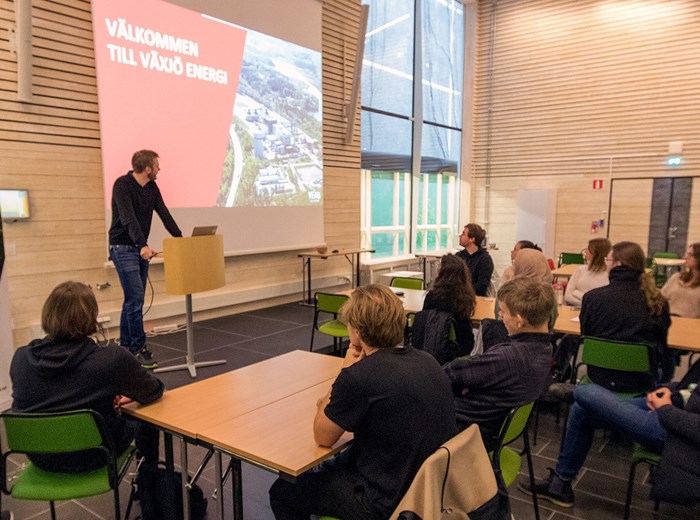 Växjö Energi utmanade studenter i energiplanering